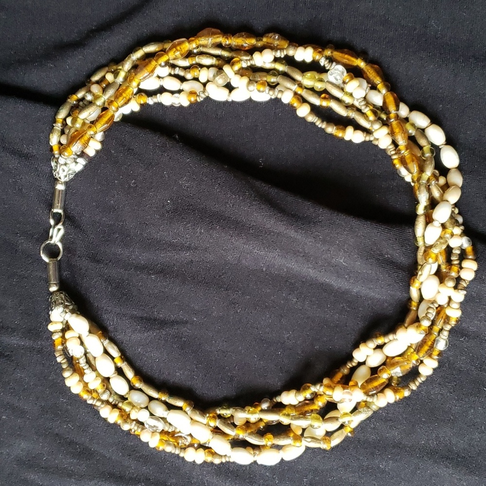 Handmade beaded necklace